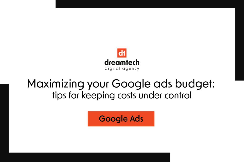 Google ads cost control