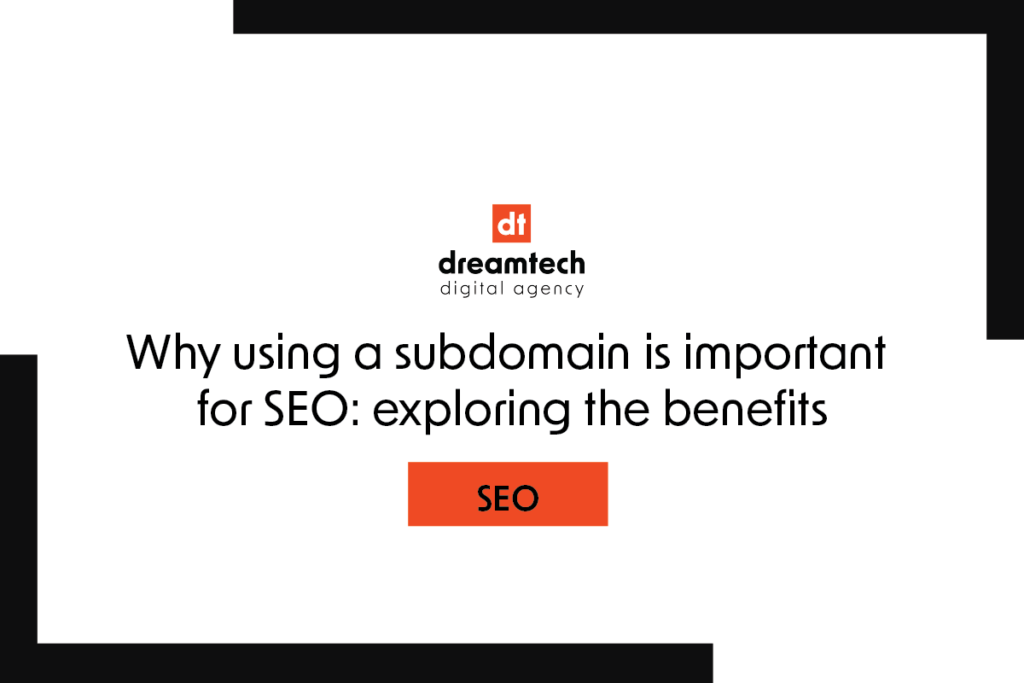 subdomains for SEO