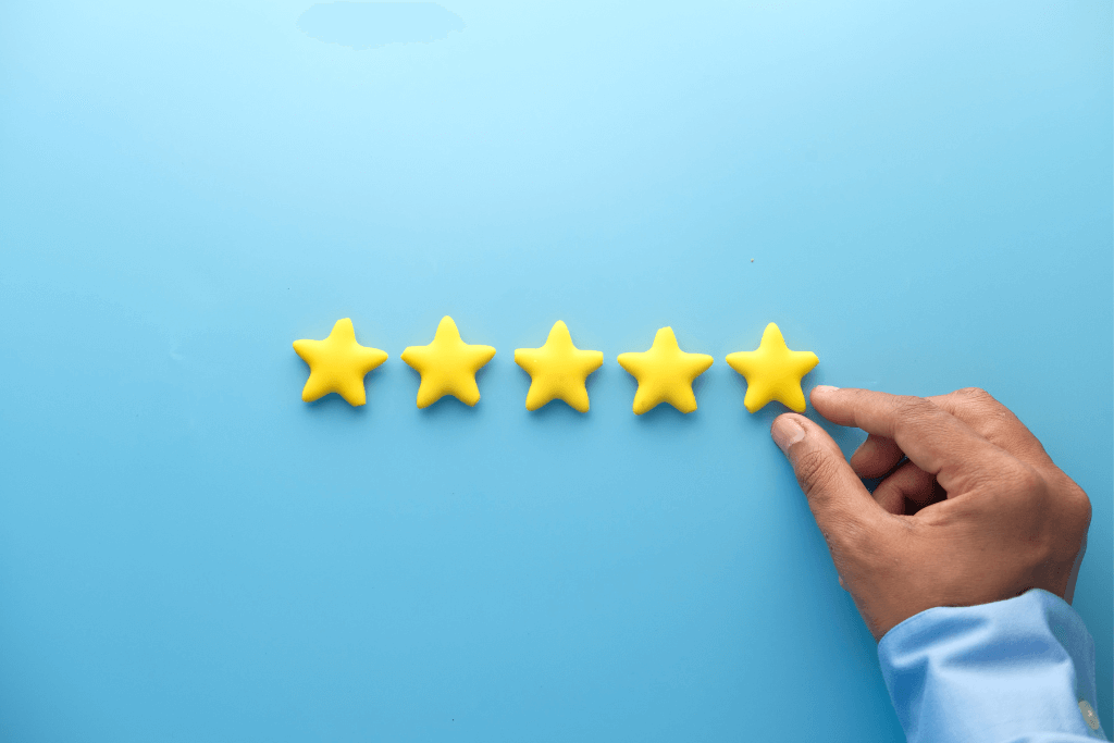 User ratings and reviews